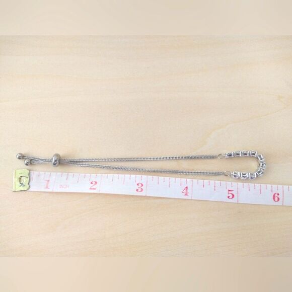 Crystal & Stainless Steel Bracelet - Picture 5 of 6